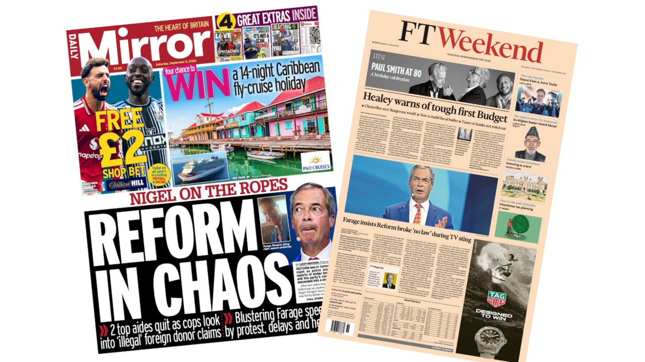'Nigel on the ropes' and 'Tough first budget' says Healey