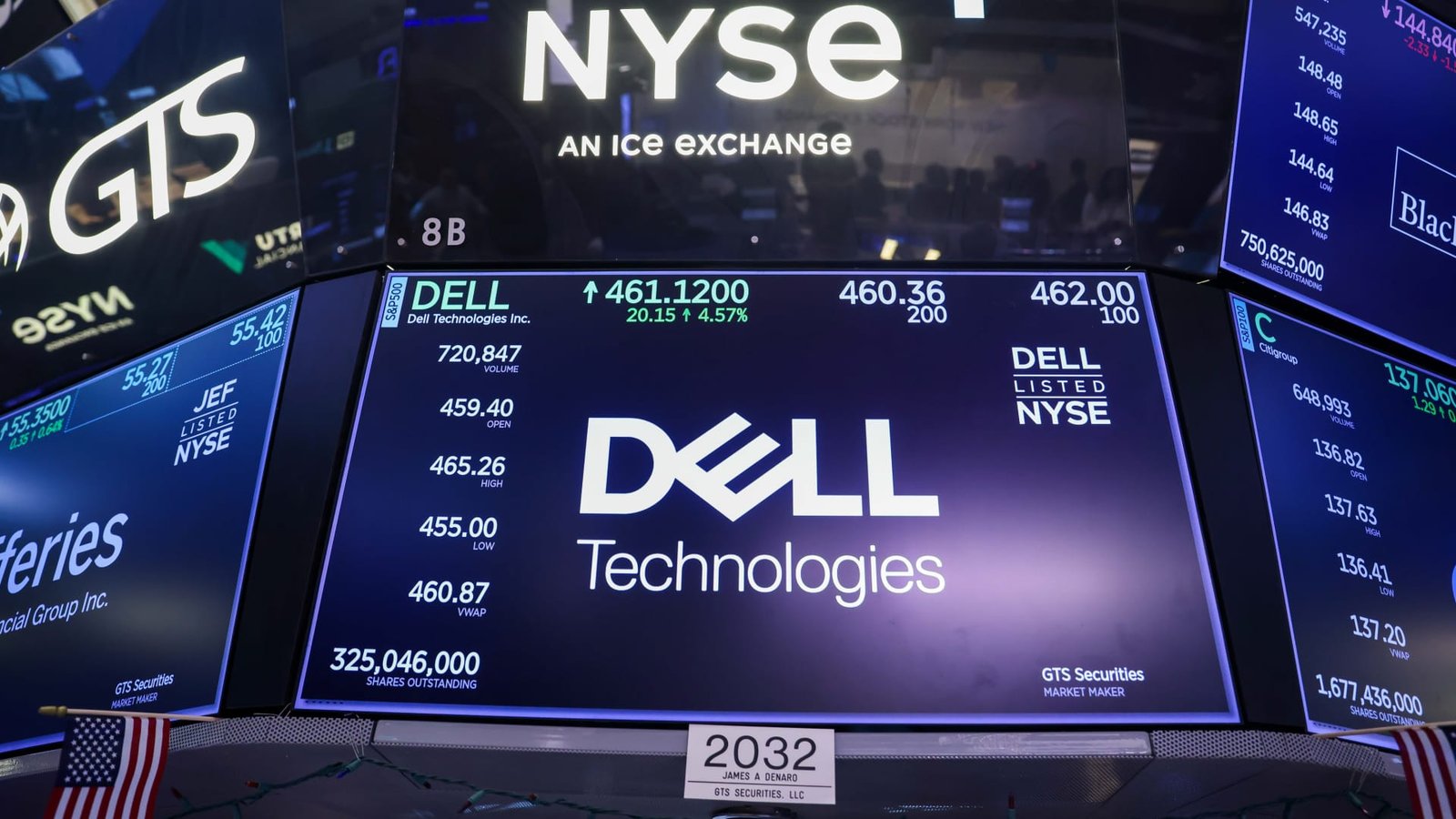 Dell stock jumps on RBC initiation, now up nearly 350% in 2026