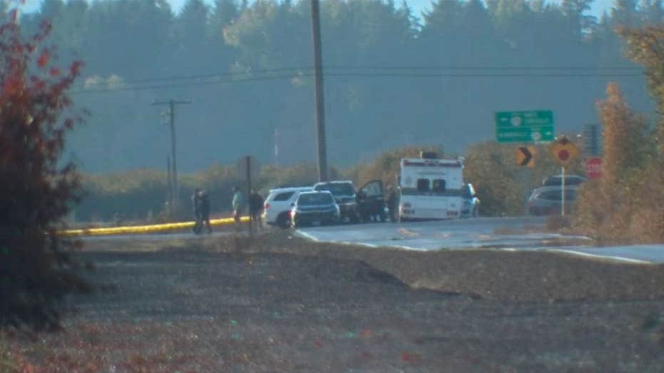 Two helicopters collide midair near Oregon airport with three people aboard, FAA confirms