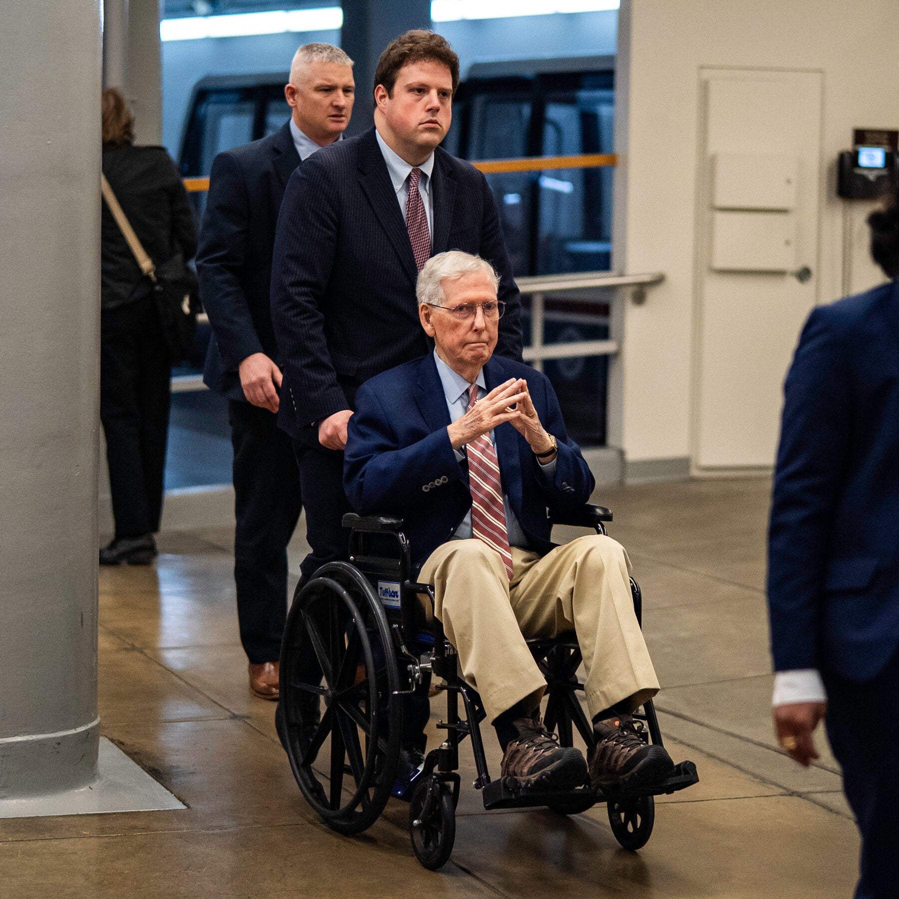 McConnell Has Been Hospitalized for 3 Weeks, and Aides Won’t Say Why