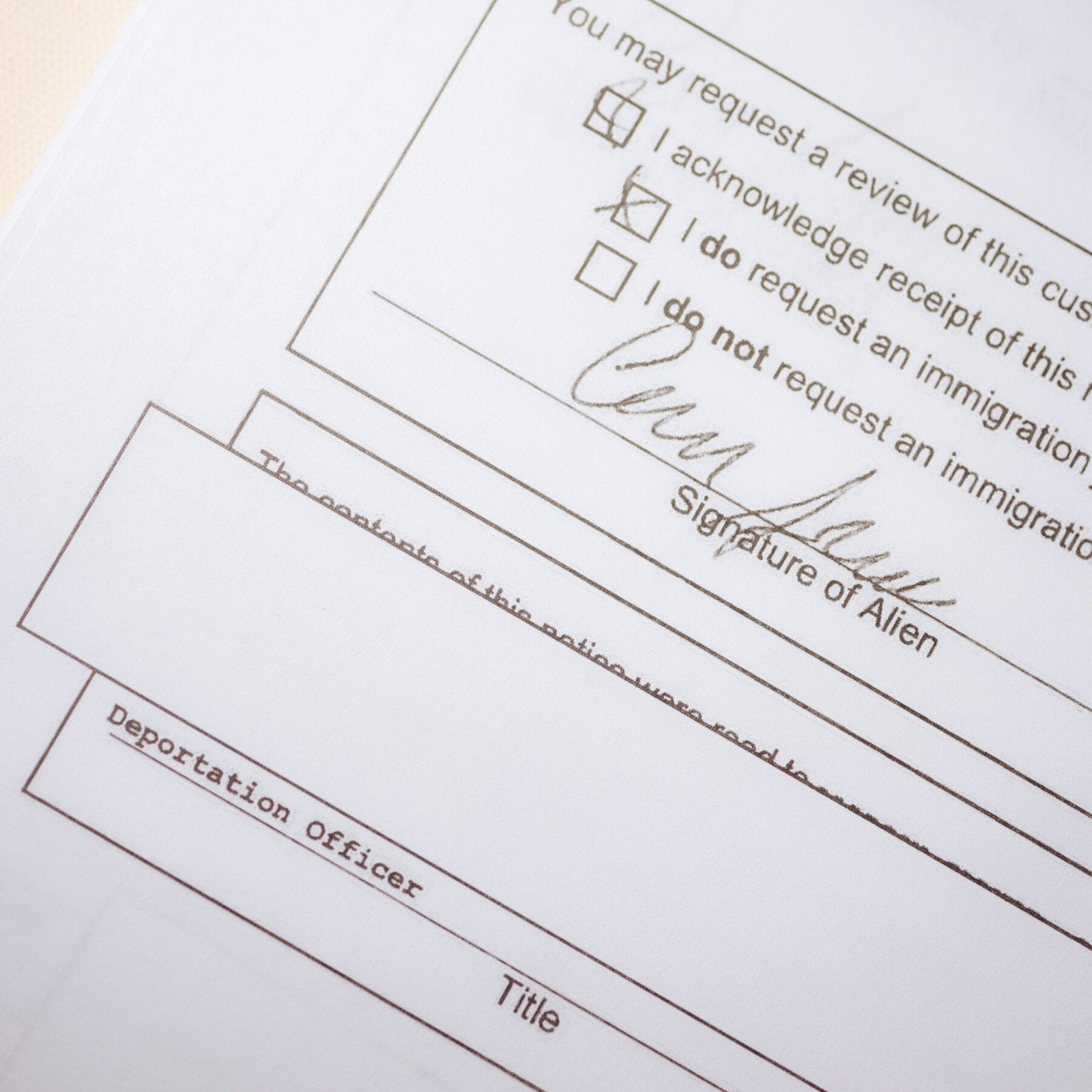 Immigrants’ Lawyers Say U.S. Is Redacting Documents Proving Legal Status