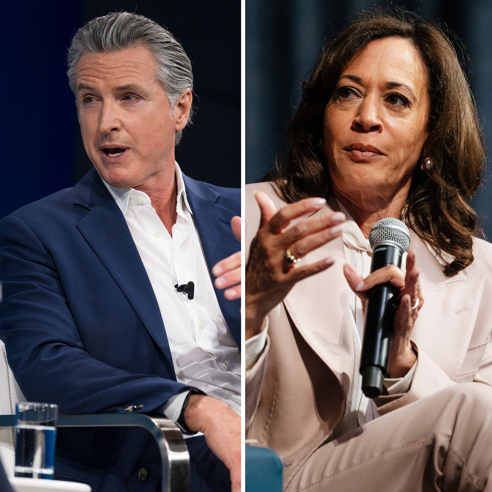 Gavin Newsom Says He Won’t Run in 2028 if Kamala Harris Does
